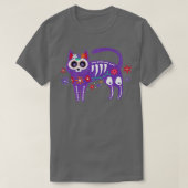 Suikerkletdag van het dode skelet Calavera Hall T-shirt (Design voorkant)