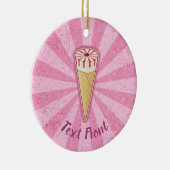 Suikerkloon-ijskap Keramisch Ornament (Rechts)