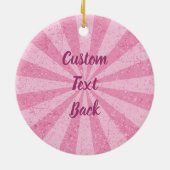 Suikerkloon-ijskap Keramisch Ornament (Achterkant)