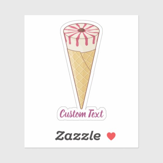 Suikerkloon-ijskap Sticker (Vel)