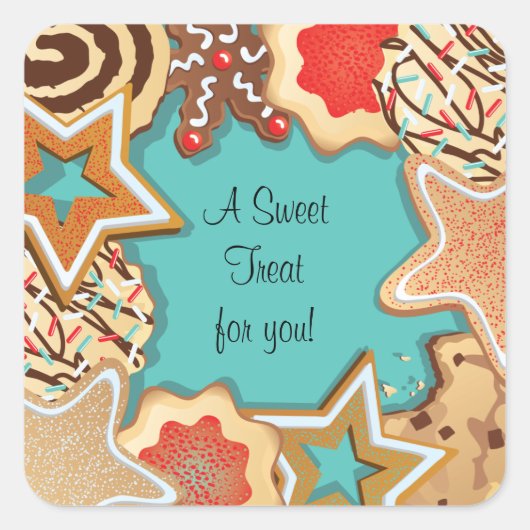 Suikerkoekje stickers (Voorkant)