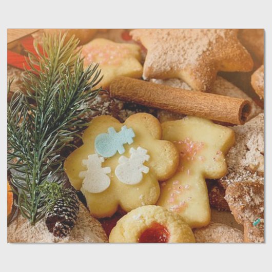 Suikerkoekjes Cadeaupapier (Vlak)