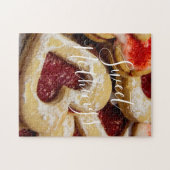 Suikerkoekjes Hartvormige rode foto Legpuzzel (Horizontaal)