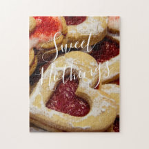 Suikerkoekjes Hartvormige rode foto