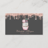 Suikerkoekjes Macaron Roos Gold Drivers Bakery Visitekaartje (Voorkant)