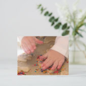 Suikerkoekjes maken briefkaart (Staand voorkant)