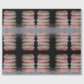 Suikerkoekjes met roze glazuur cadeaupapier (Vlak)