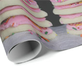 Suikerkoekjes met roze glazuur cadeaupapier (Rol Hoek)