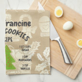 Suikerkoekjes ontvangen theedoek (Quarter Fold)