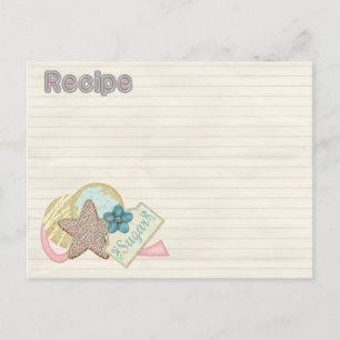 suikerkoekjes recept briefkaart