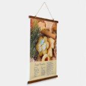 Suikerkoekjes recept hangend wandkleed (Gebogen)
