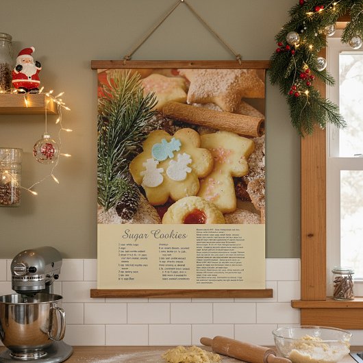 Suikerkoekjes recept hangend wandkleed