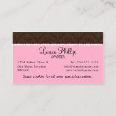 Suikerkoekjes Visitekaartje (Achterkant)