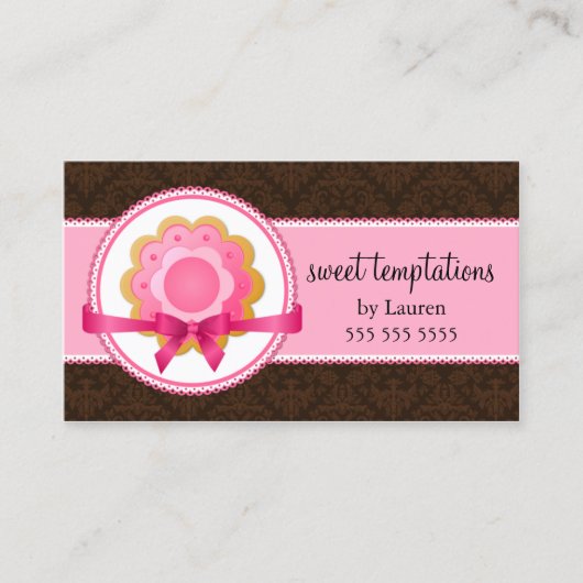 Suikerkoekjes Visitekaartje (Voorkant)