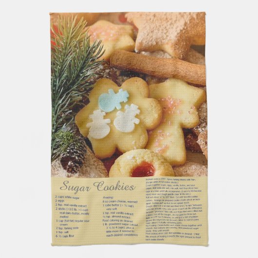 Suikerkoekjesrecept Theedoek (Verticaal)