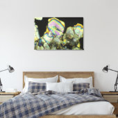 Suikerkristallen bekeken in gepolariseerd licht 2 canvas afdruk (Insitu (Slaapkamer))