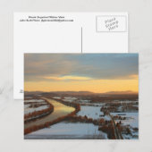 Suikerloaf Winter Sunset Briefkaart (Voorkant / Achterkant)