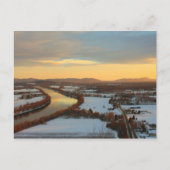 Suikerloaf Winter Sunset Briefkaart (Voorkant)