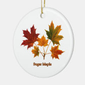 Suikermaffelbladeren Keramisch Ornament (Links)