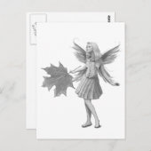 Suikermaffelkooi met leder briefkaart (Voorkant / Achterkant)