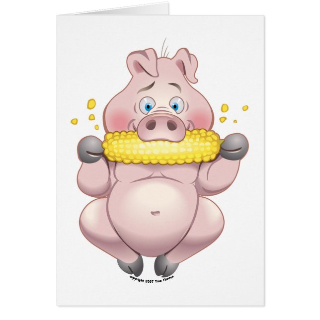 Suikermaïs BBQ roze Piggy (Voorkant)