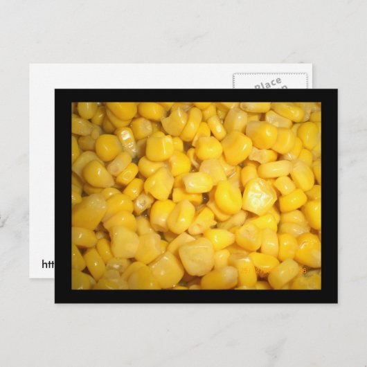 suikermaïs briefkaart (Voorkant / Achterkant)