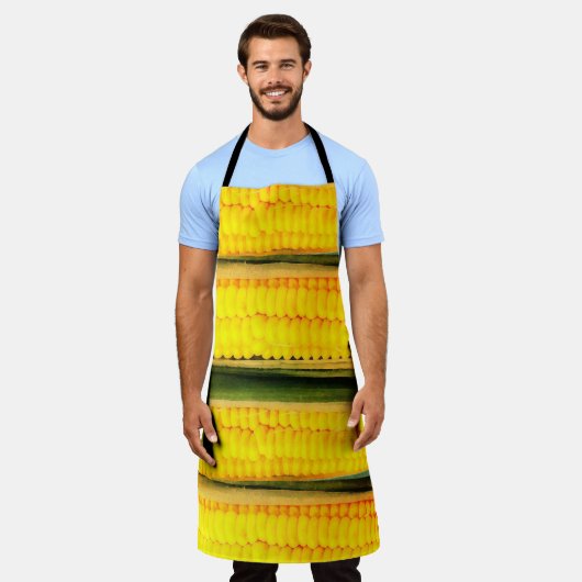 Suikermaïs -  illustratie schort (Gedragen)