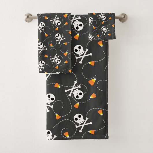 Suikermaïs, Schedels en Kruisbeenderen Bad Handdoek (Insitu)