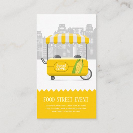 Suikermaïs Visitekaartje (Voorkant)