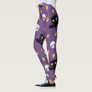 Suikermaïs, vleermuizen en schedels leggings