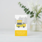 Suikermaïs voor de voedseltruck visitekaartje (Staand voorkant)