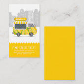 Suikermaïs voor de voedseltruck visitekaartje (Voorkant / Achterkant)