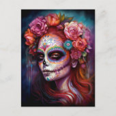 Suikermederdag van de dood briefkaart (Voorkant)