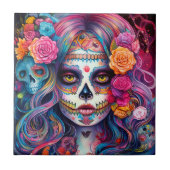 Suikermederdag van de dood tegeltje (Voorkant)