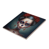 Suikermederdag van de dood tegeltje (Zijkant)