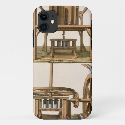 Suikermolens, Antillen (kleurgraving) Case-Mate iPhone Case (Achterkant)