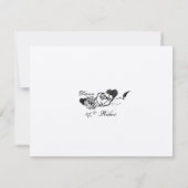 Suikermuertes op goudmetaalpapier kaart (Achterkant)