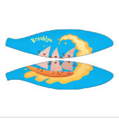 Suikernachos-maïschips surfende cartoon basketbal (Panelen)