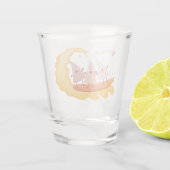 Suikernachos-maïschips surfende cartoon shot glas (Achterkant)