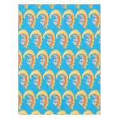 Suikernachos-maïschips surfende cartoon tafelkleed (Voorkant)