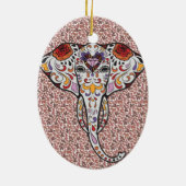 Suikerolifant Keramisch Ornament (Achterkant)