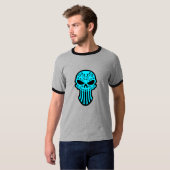 Suikerontwerp (blauw) t-shirt (Voorkant volledig)