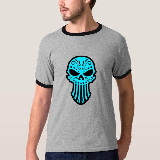 Suikerontwerp (blauw) t-shirt (Voorkant)