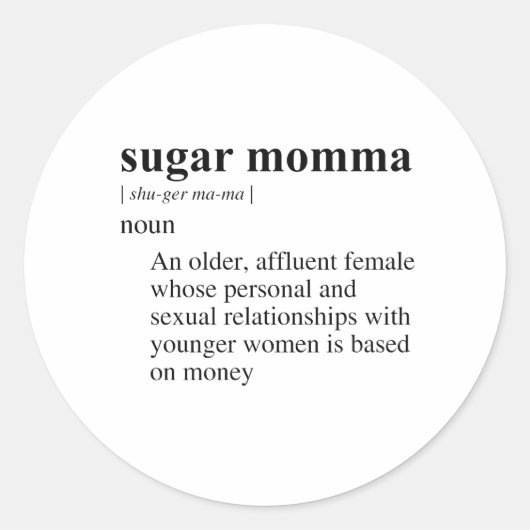 SUIKEROOMMAMENTE RONDE STICKER (Voorkant)