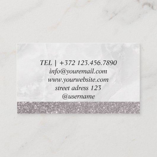 Suikerpasta Haarverwijdering Huidepilatie Visitekaartje (Achterkant)