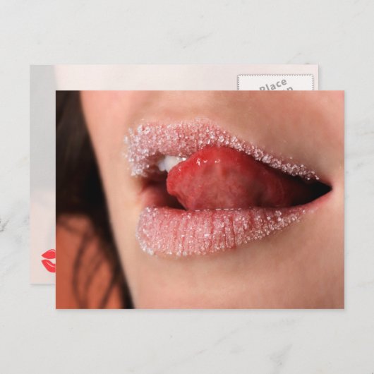 Suikerpitten, zoet briefkaart (Voorkant / Achterkant)