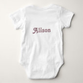 Suikerprinses Elfjes Tekst Kunst  Romper (Achterkant)