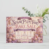 Suikerprinsesfee Magische Kerstbakverkoop Kaart (Staand voorkant)