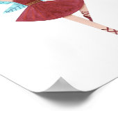 Suikerprinsesfee notenkraker balletpersonage poster (Hoek)
