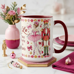 Suikerprinsesfee & Notenkraker Kerstmagie  Mok